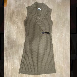 Calvin Klein Sleeveless Sweater Dress